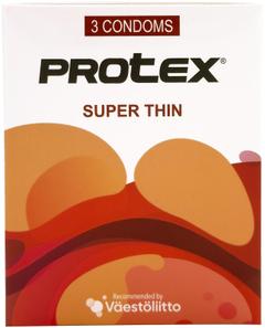 Protex® SUPER THIN on ohuita kondomeja