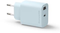 dbramante1928 seinälaturi USB-C 20W+USB-A 18W sininen