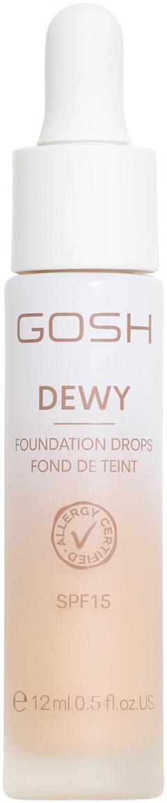 Gosh Dewy Foundation Drops 004 Fair meikkivoide 12ml