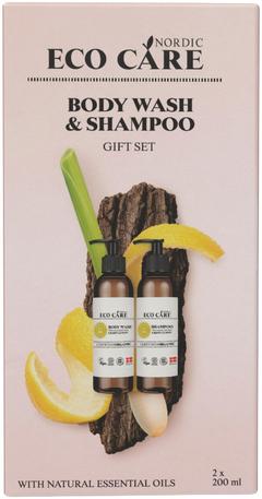 Eco care lahjapakkaus 2 x 200 ml crispy lemon