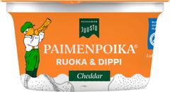 Kuusamon Juusto Paimenpoika Ruoka & Dippi Cheddar sulatejuusto 200 g