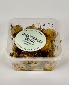 Ruokatori valkosipulitäyteoliivi 120 g