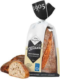 Leipomo Salonen Juuresta leiväksi Moniviljaleipä 500 g moniviljaleipä