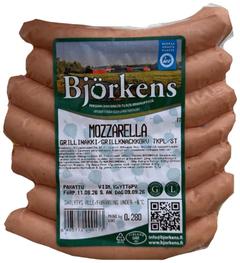 Björkens grillinakki mozzarella 7 kpl 280 g