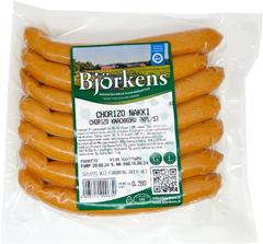 Björkens chorizo nakki 7 kpl 280 g