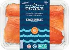 Saimaan Tuore ASC Kirjolohifilee 340g, pakaste.