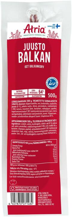 Atria Juusto Balkan Makkaratanko 500g