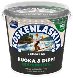 Valio Koskenlaskija® Ruoka & Dippi voimakas 14 % laktoositon e250 g