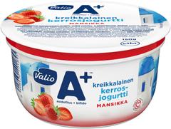 Valio A+™ kreikkalainen kerrosjogurtti mansikka laktoositon 150 g