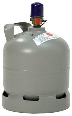Aga 2kg nestekaasupullo teräs, painoventtiili