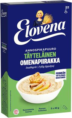 Elovena 200g täyteläinen omenapiirakanmakuinen annospikapuuro