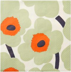 Marimekko Unikko salvia lautasliina 20kpl/24cm