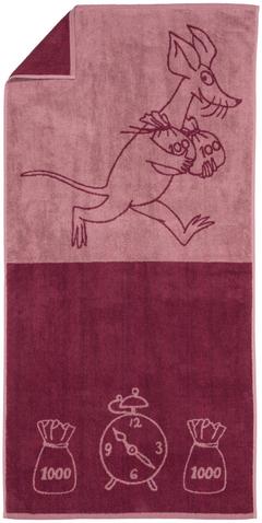 Moomin Arabia Muumi kylpyp.70x140 Nipsu malva GOTS