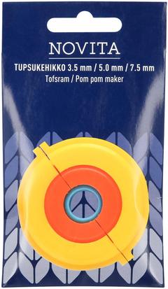 Novita Tupsukehikko 3kpl 2 cm, 3,5 cm ja 5,5 cm