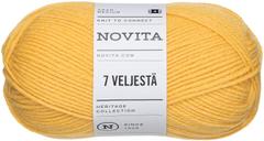 Novita lanka 7 Veljestä 100g auringonkukka 268
