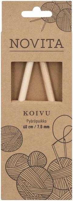 Novita Pyöröpuikko koivu 60cm - 7mm