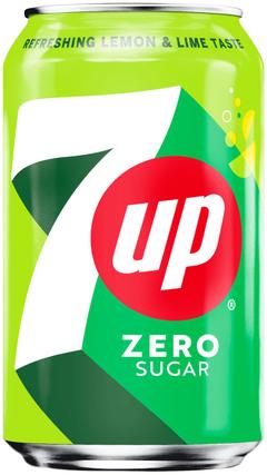 7UP Zero Sugar virvoitusjuoma 0,33 l