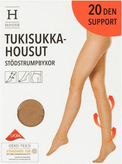 House naisten tukisukkahousut 20 den