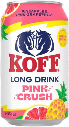 Koff Long Drink Pink Crush Pineapple Pink Grapefruit long drink 5,5 % tölkki 0,33 L