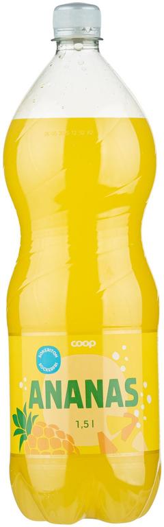Coop ananas virvoitusjuoma sokeriton 1,5l