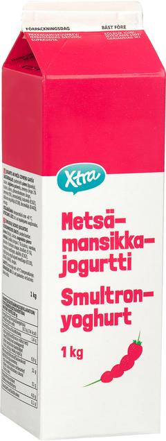 Xtra mansikkajogurtti 1kg