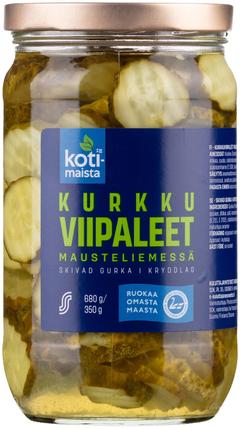 Kotimaista kurkkuviipaleet mausteliemessä 680/350g