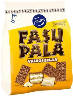 Fazer Fasupala Valkosuklaa vohvelikeksi 199g