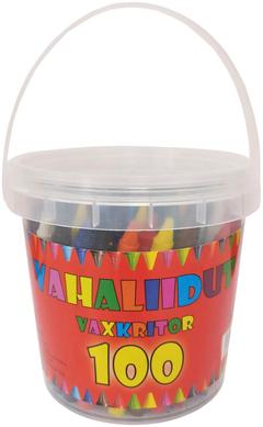Vahaliidut 100 kpl ämpärissä, 25 eri väriä