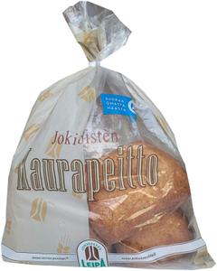 Jokioisten Kaurapeitto 4/300 g pakattu Vehnäkaurasämpylä