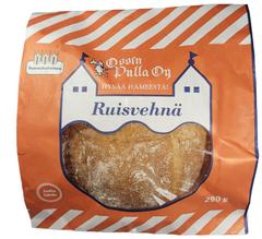 Ossin Pulla, Ruisvehnähiivaleipä, hiivaleipä 290 g