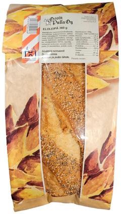 Ossin Pulla, Elo-leipä, jyväinen vehnäleipä 380 g