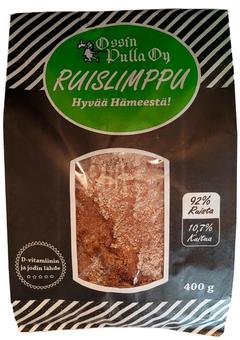 Ossin Pulla, Ruislimppu, raskitettu ruisleipä 400 g