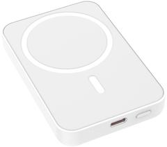 Wave MagPower lisävirta, 5000mAh, Valkoinen