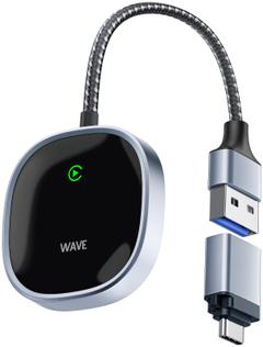 Wave CarPlay & Android Auto sovitin, Musta/Hopea