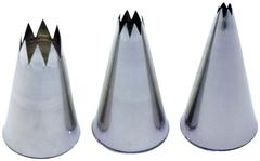 Heirol tyllasetti 3 kpl avoin tähti 5,9,13 mm