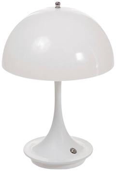 Pöytävalaisin 23,5cm valkoinen LED