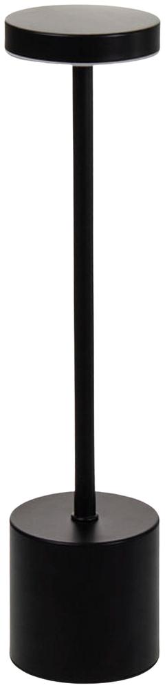 AmandaB Pöytävalaisin 34cm musta LED