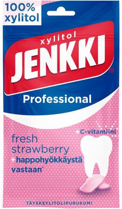 Jenkki Professional Fresh Strawberry +C täysksylitolipurukumi 90g