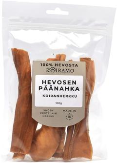 Hevosen päänahka koiranherkku pureskeluun 100g Koiramo