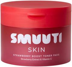 Smuuti Skin Strawberry Boost Toner Pads-kasvovesilaput 60 kpl
