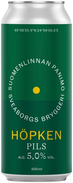 Suomenlinnan Panimo 50cl Höpken Pils 5% tölkki olut