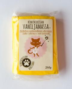 Kinuskikissa auringonkeltainen vaniljamassa 250g