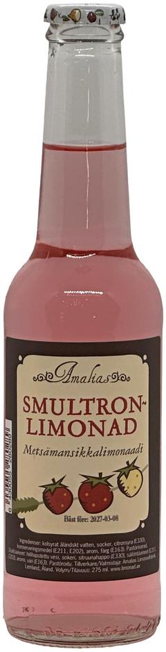 Amalias Limonadfabrik Metsämansikka limonadi 275 ml