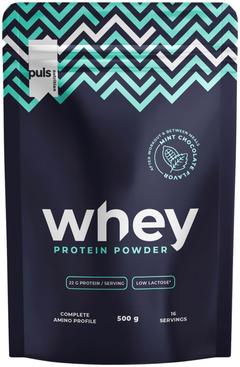 PULS Whey proteiinijauhe Minttusuklaa 500 g vähälaktoosinen