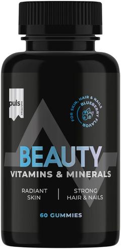 PULS Nutrition Beauty vitamins & minerals mustikka 60 gummies