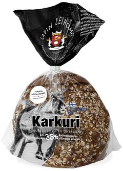 Lapin Leipomo Karkuri juureen leivottu ohraleipä 380g