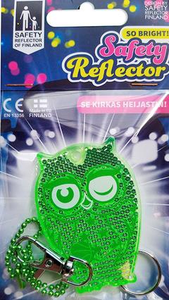So Bright -heijastin Pöllö vihreä