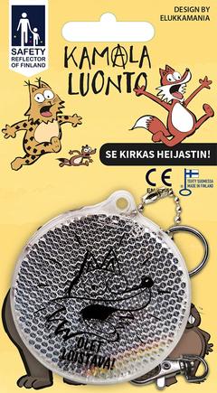 Kamala Luonto -heijastin Kettu Valkoinen