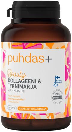 Puhdas+ Kollageeni & tyrnimarja +Pii +Niasiini 120 kaps