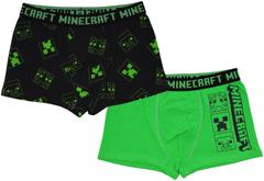 Minecraft lasten bokserit 2-pack
